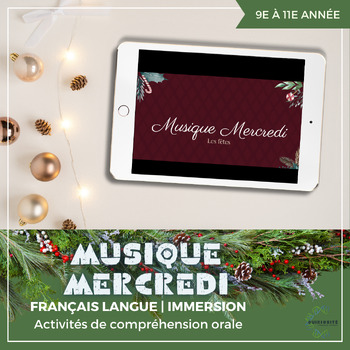 Preview of Musique Mercredi (Mini) - Les fêtes/Noël