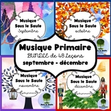 Primary French Music Bundle/ Musique Primaire - 48 Lessons