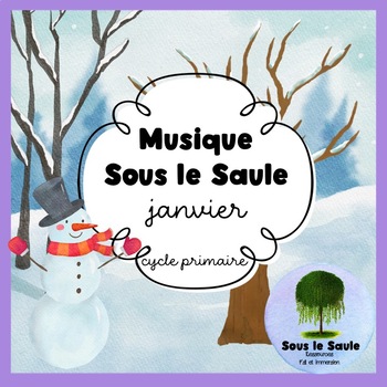 Preview of Musique Primaire janvier FRENCH 12 lessons, booklets, and materials