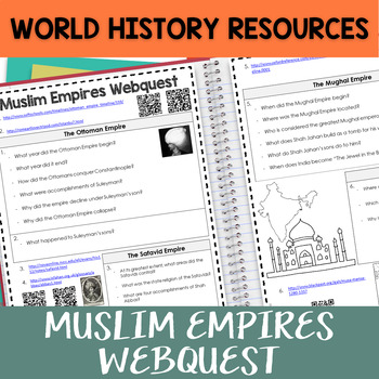 Preview of Muslim Gunpowder Empires Webquest
