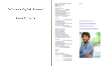 Preview of "Must Be Doin' Something Right" by Billy Currington, Song Activity (Modals)