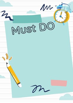 Must Do Can Do Chart! by KCJ Education Est 2023 | TPT