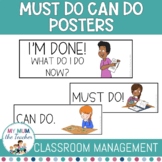 Must-Do Can-Do Posters | Classroom Management | FREE