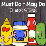 Must Do - May Do | Back to School
