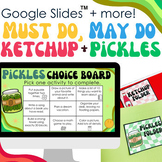 Must Do May Do Slide, Editable Ketchup Mustard Pickle fold