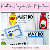 Must Do, May Do, You Pick Pack