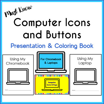 Preview of Must Know Computer Icons & Buttons for Chromebooks | Laptops