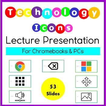 Preview of Basic Technology & Computer Icons | Lecture Presentation | Google Icons