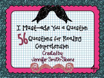 Preview of Must-ache You a Question Reading Comprehension Task Cards