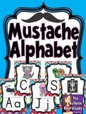 Mustache Alphabet Posters