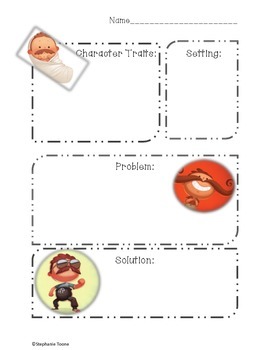 Preview of Mustache Baby LA Activity Packet