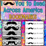Read Across America Bookmarks - I Mustache You to Read Acr