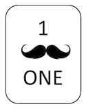 Mustache Number Posters 1-20  Add a bit of FUN to your classroom!