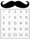 Mustache Sticker Chart