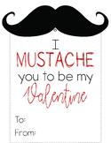 Mustache Valentines