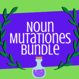 Mutationes Bundle: Transform Latin Nouns (1st, 2nd, and 3r