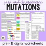 Mutations - Reading Comprehension Worksheets