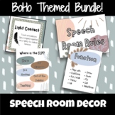 Muted Boho Speech Therapy Room Decor Bundle!