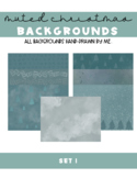 Muted Christmas Backgrounds Set 1