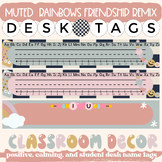 Muted Rainbows Friendship Remix Soft Boho Classroom Decor 