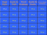 Mutiplication of Whole Number & Problem Solving Jeopardy (Game)