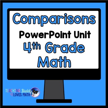 Preview of Math Comparisons Multiplication and Division Unit 4th Grade Distance Learning