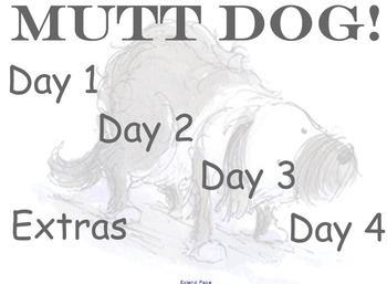 Preview of Mutt Dog Guided Reading Weekly Lesson Plan - Four Blocks Literacy