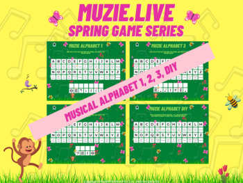 Preview of Musical Alphabet Game - Spring