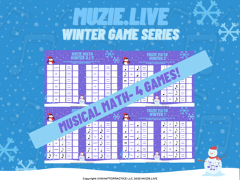 Preview of Musical Math Games - Winter