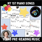 My First Piano Songs: Pre Reading Sheet Music with Studio License