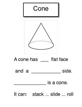 My 3-D Shapes Book (Geometry) by La Petite Kindergarten | TpT