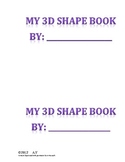 My 3D Shape Book  Cone Cylinder Cube Sphere Prisms
