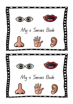 My 5 Senses Book by Little By Nature | TPT