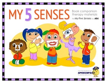 My Five Senses Book Companion Materials for Speech-Language ...
