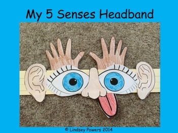 My 5 Senses Headband by Lindsey Powers | Teachers Pay Teachers