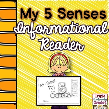 Preview of 5 Senses - Informational Reader