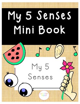 Preview of My 5 Senses Mini Book