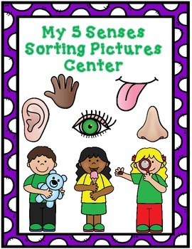Preview of My 5 Senses Picture Sorting Center