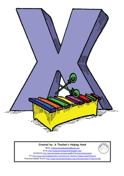 My ABC's Book - Book X by Tweet Resources Australia | TPT