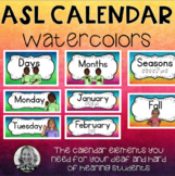 ASL Calendar Watercolor