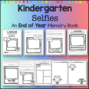 End of Year Activity - Kindergarten Memory Book by Dovie Funk | TpT