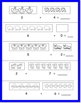 Kindergarten Addition - Set A by KinderLit | Teachers Pay Teachers