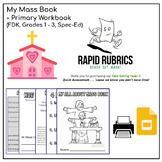 My All About Mass Book Primary Junior Coloring Pages Activ