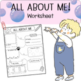 My All About Me Worksheet: A Fun and Engaging Activity for Kids