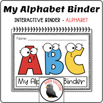 Preview of My Alphabet Binder (Interactive / Adapted) Matching, Beginning Sounds