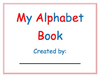 Preview of My Alphabet Book - A Multi-Sensory Approach