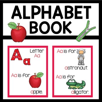 Pre K Alphabet Book and activities by Teaching Superkids | TpT