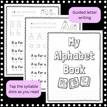 My Alphabet Book Letters Writing & Reading Practice - ELL/ESL, Primary ...