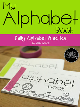 Preview of My Alphabet Book: Reading & Tracing Letter Names