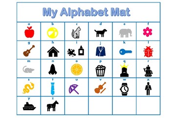 My Alphabet Mat By Elif Hackett Teachers Pay Teachers